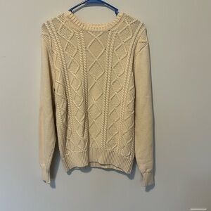 Orvis size medium white sweater